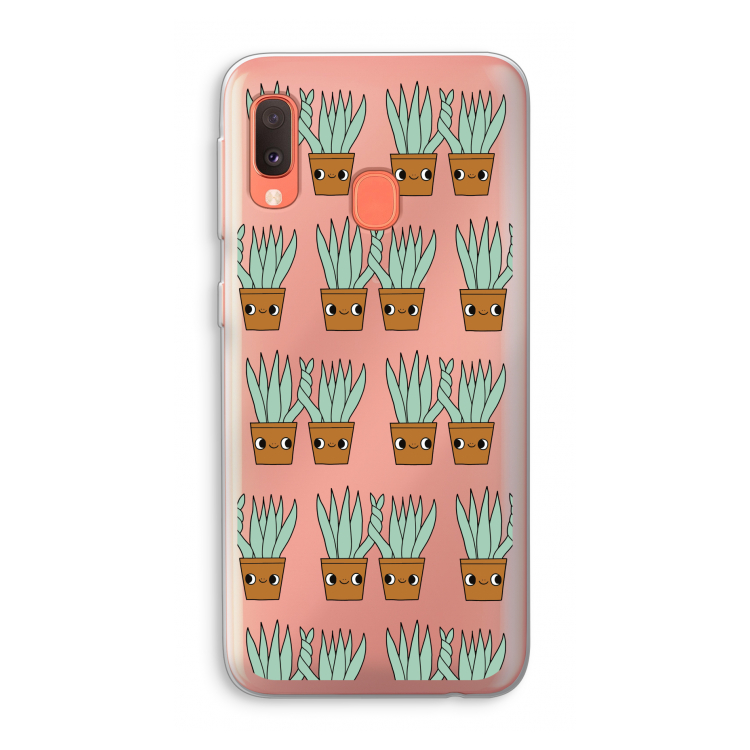 Sansevieria: Samsung Galaxy A20e Transparant Hoesje