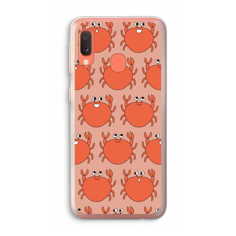 Krab: Samsung Galaxy A20e Transparant Hoesje