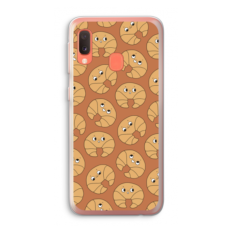 Croissant: Samsung Galaxy A20e Transparant Hoesje