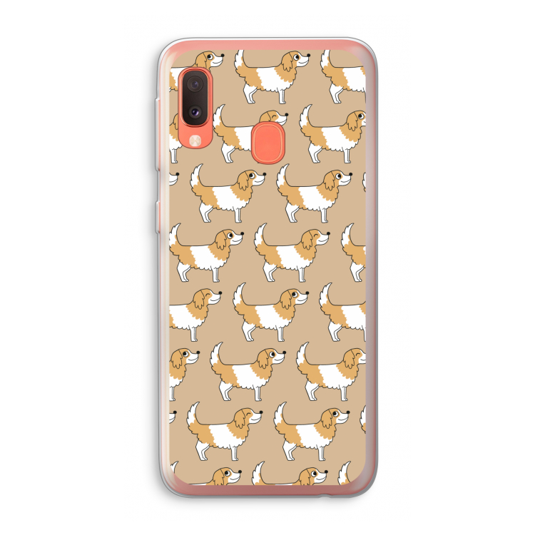 Doggy: Samsung Galaxy A20e Transparant Hoesje