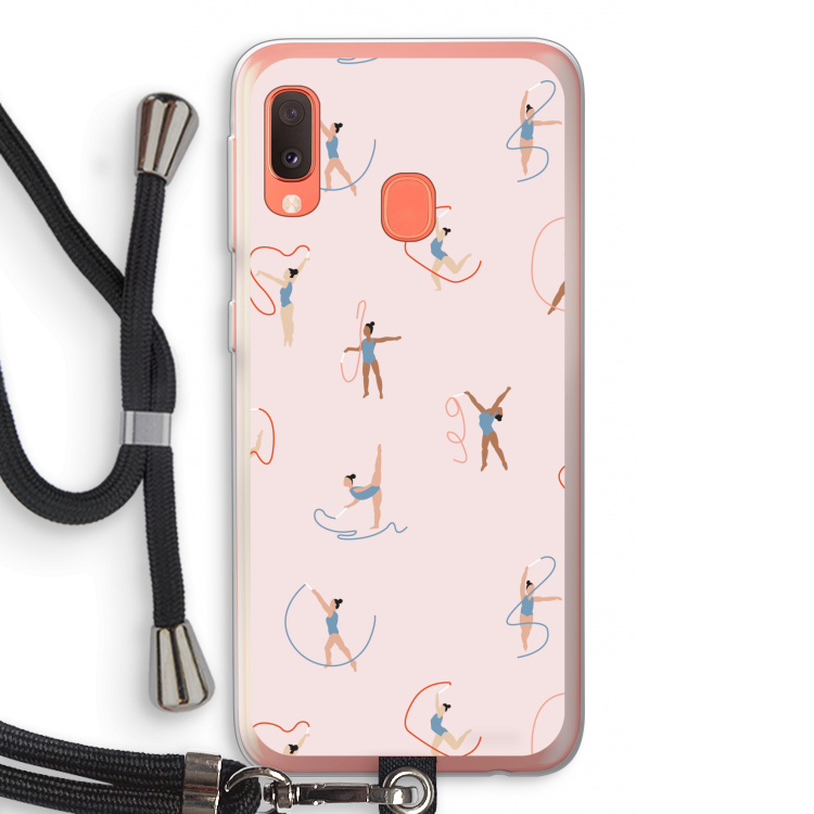 Dancing #3: Samsung Galaxy A20e Transparant Hoesje met koord