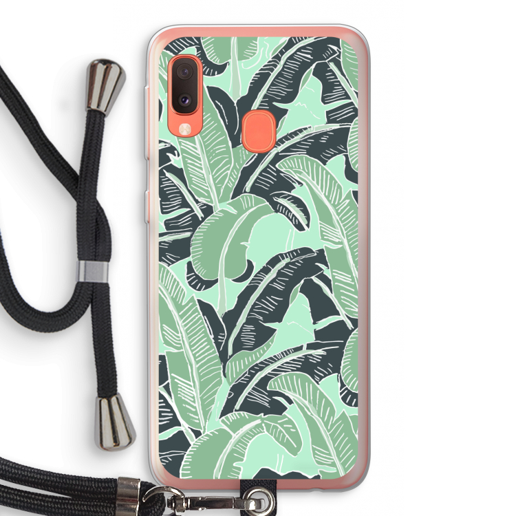This Sh*t Is Bananas: Samsung Galaxy A20e Transparant Hoesje met koord