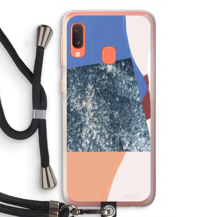 Billy: Samsung Galaxy A20e Transparant Hoesje met koord