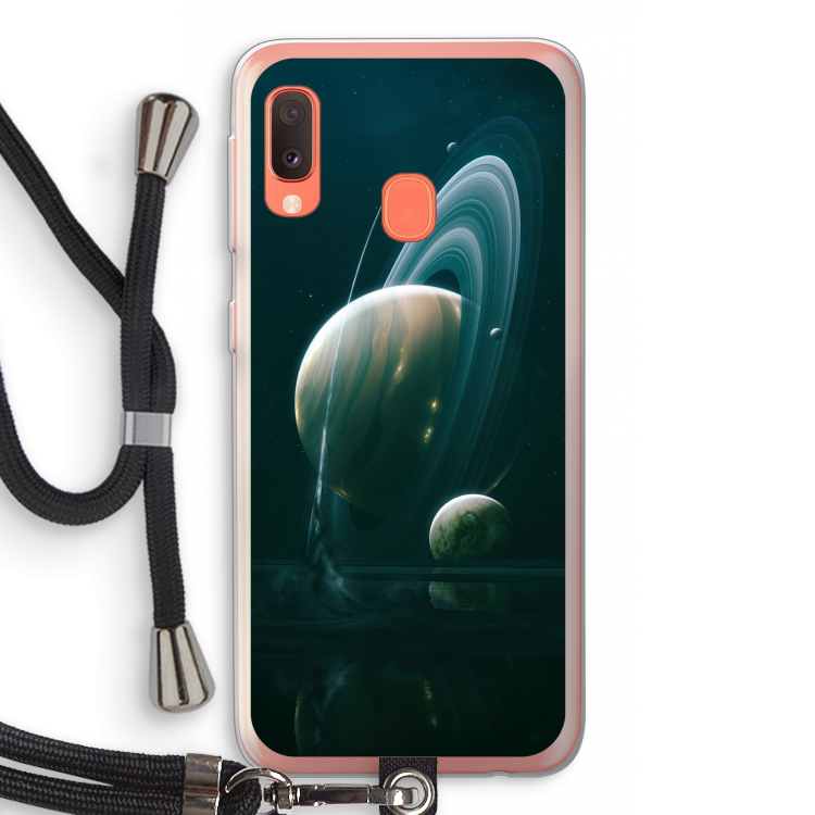 Mercurius: Samsung Galaxy A20e Transparant Hoesje met koord