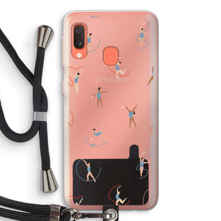 Dancing #3: Samsung Galaxy A20e Transparant Hoesje met koord