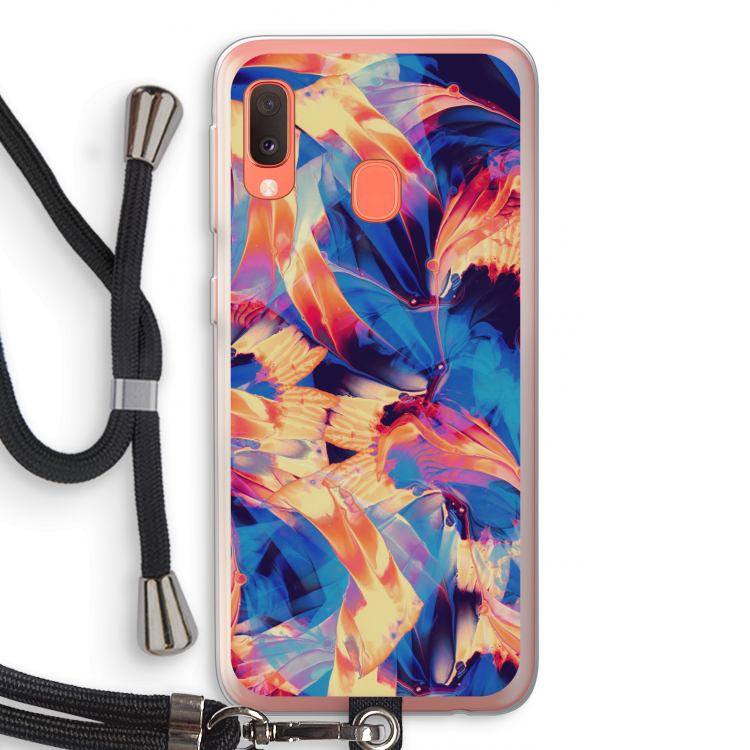 Tuesday Night: Samsung Galaxy A20e Transparant Hoesje met koord