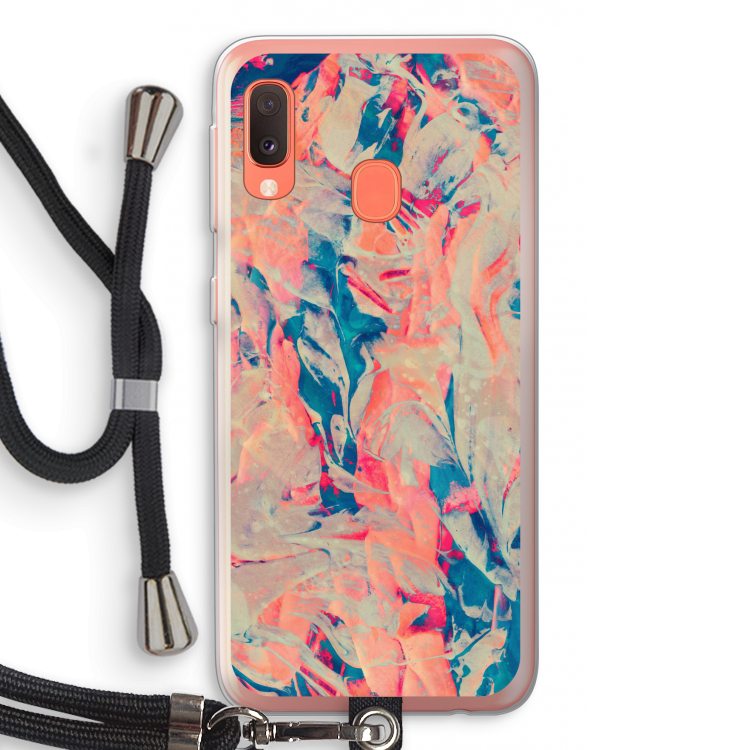 Alone: Samsung Galaxy A20e Transparant Hoesje met koord