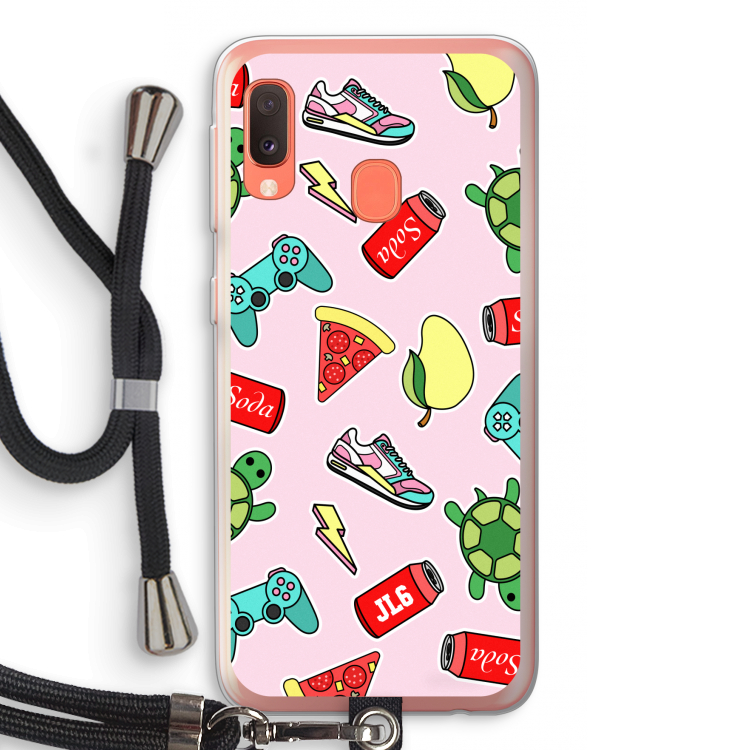 Things Jamie Loves: Samsung Galaxy A20e Transparant Hoesje met koord
