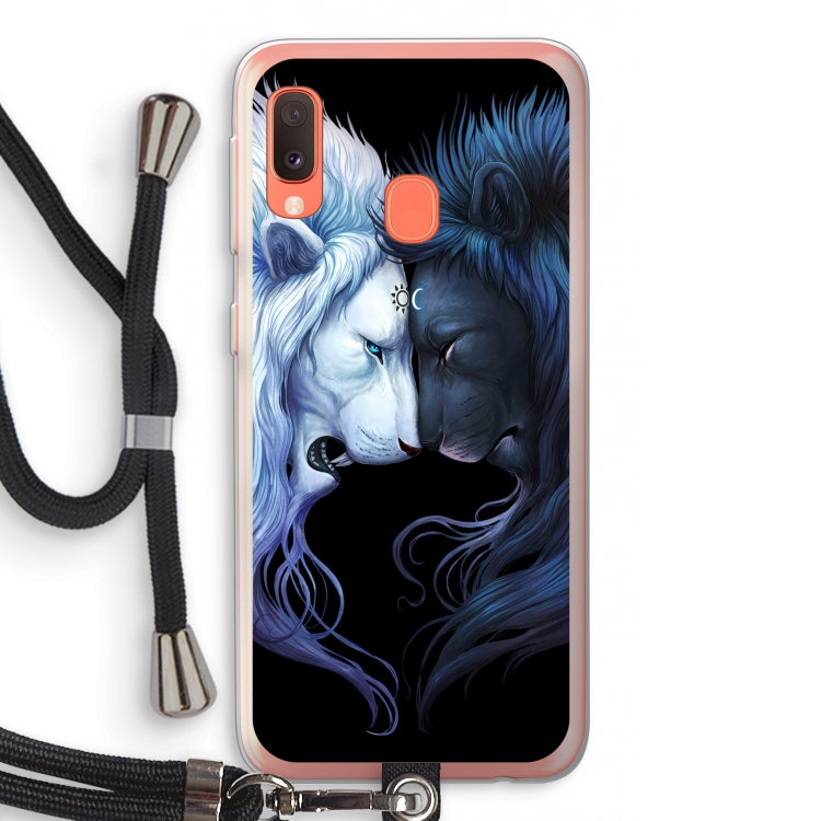 Brotherhood: Samsung Galaxy A20e Transparant Hoesje met koord