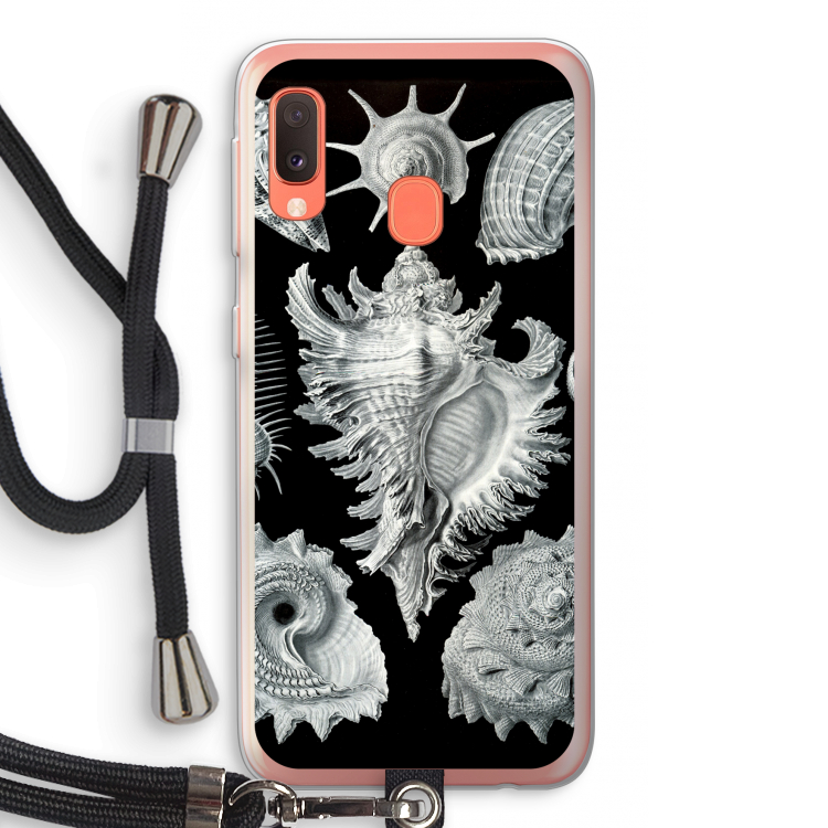 Haeckel Prosobranchia: Samsung Galaxy A20e Transparant Hoesje met koord
