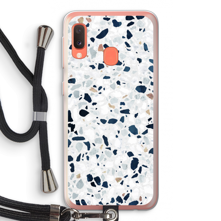 Terrazzo N°1: Samsung Galaxy A20e Transparant Hoesje met koord