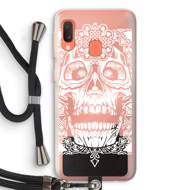 Seek & Destroy: Samsung Galaxy A20e Transparant Hoesje met koord
