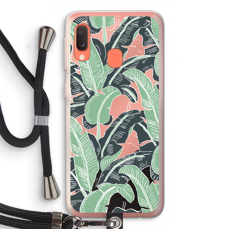 This Sh*t Is Bananas: Samsung Galaxy A20e Transparant Hoesje met koord