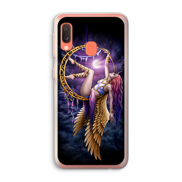 Aerial Angel: Samsung Galaxy A20e Transparant Hoesje