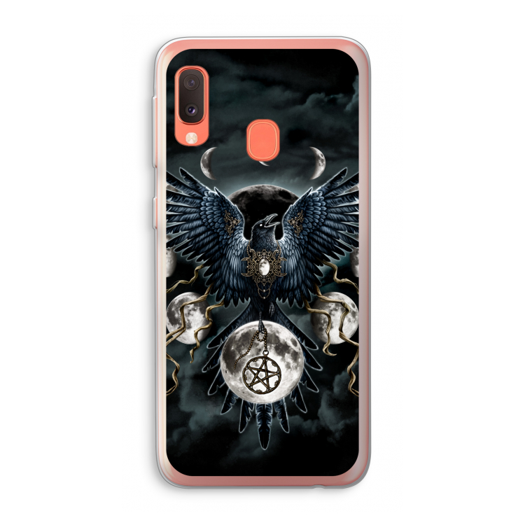 Sinister Wings: Samsung Galaxy A20e Transparant Hoesje