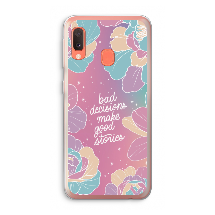 Good stories: Samsung Galaxy A20e Transparant Hoesje