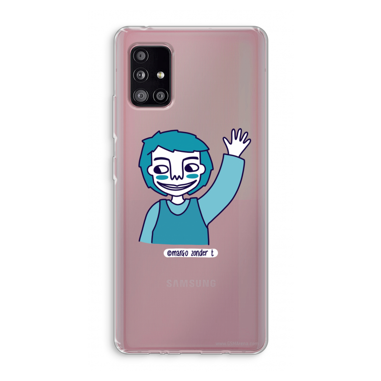 Zwaai: Samsung Galaxy A51 5G Transparant Hoesje