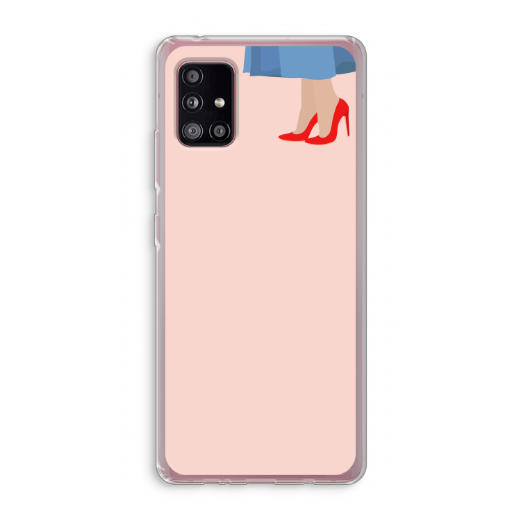High heels: Samsung Galaxy A51 5G Transparant Hoesje