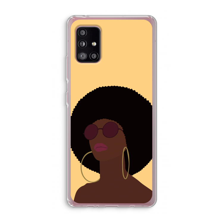 Golden hour: Samsung Galaxy A51 5G Transparant Hoesje