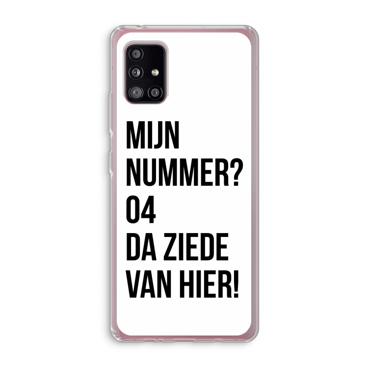 Da ziede van hier: Samsung Galaxy A51 5G Transparant Hoesje