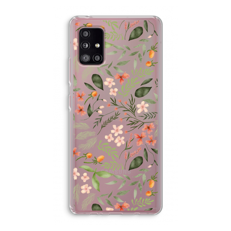 Sweet little flowers: Samsung Galaxy A51 5G Transparant Hoesje