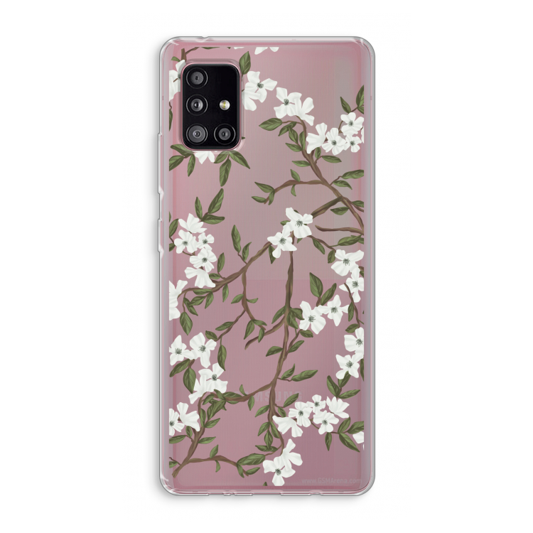 Blossoming spring: Samsung Galaxy A51 5G Transparant Hoesje