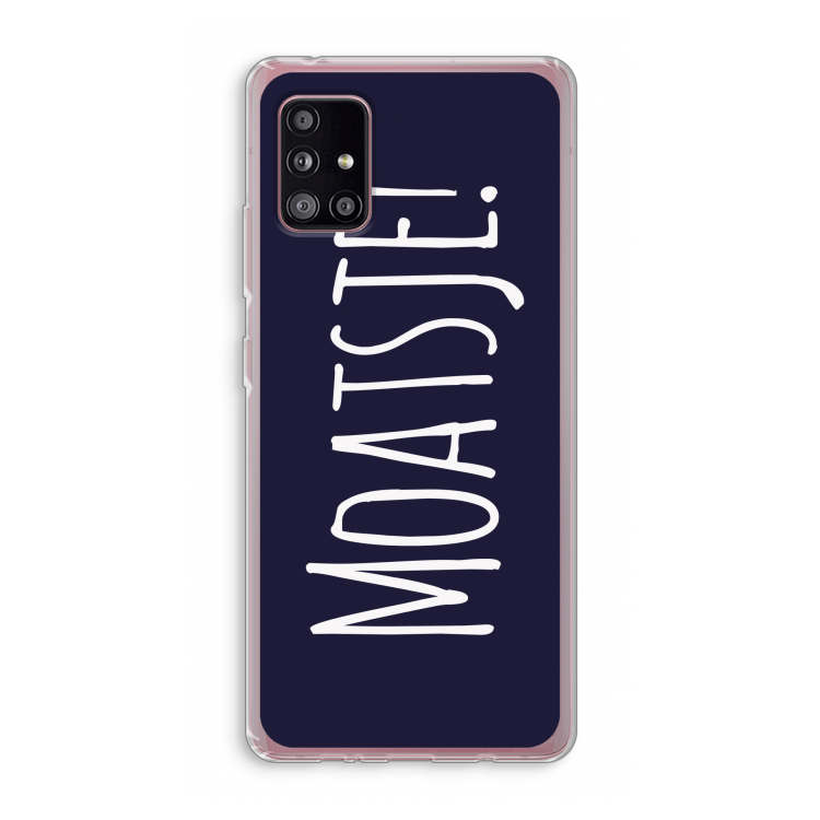 Moatsje!: Samsung Galaxy A51 5G Transparant Hoesje