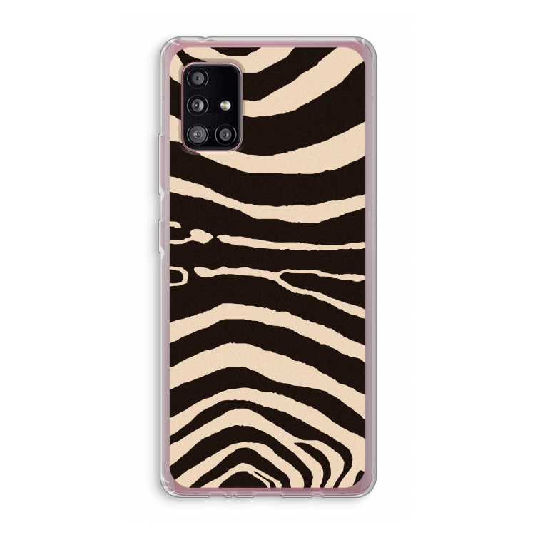 Arizona Zebra: Samsung Galaxy A51 5G Transparant Hoesje