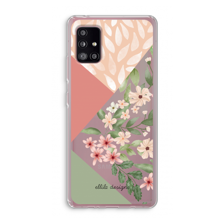 Sweet heaven geometrics: Samsung Galaxy A51 5G Transparant Hoesje