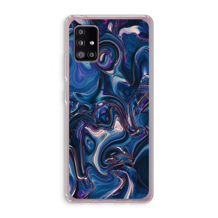 Mirrored Mirage: Samsung Galaxy A51 5G Transparant Hoesje