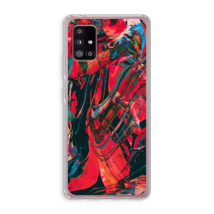Endless Descent: Samsung Galaxy A51 5G Transparant Hoesje