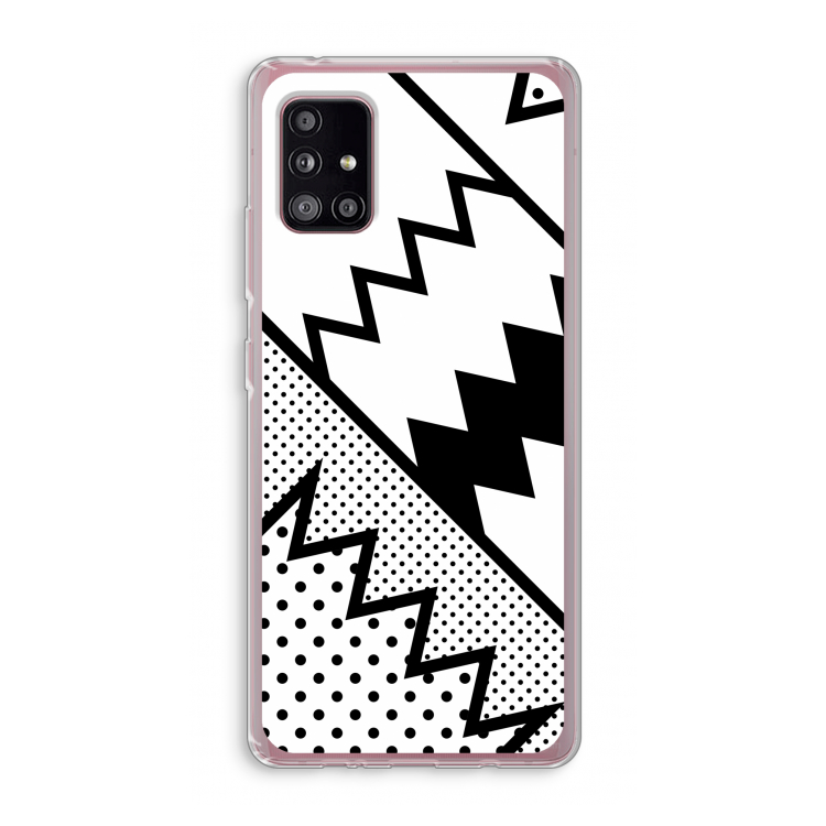 Pop Art #5: Samsung Galaxy A51 5G Transparant Hoesje