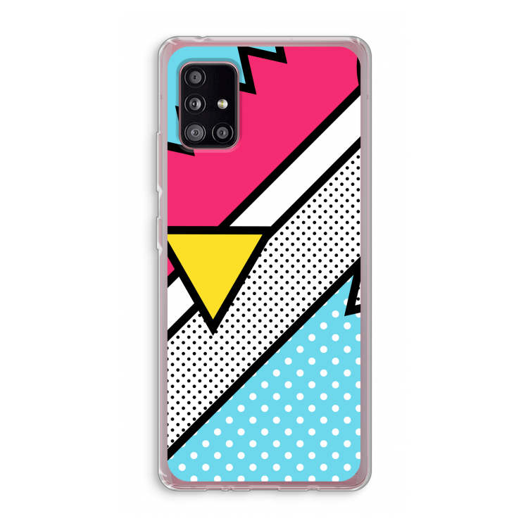 Pop Art #3: Samsung Galaxy A51 5G Transparant Hoesje