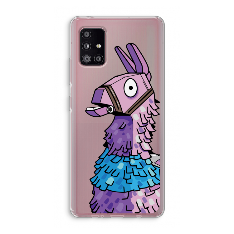 Lama: Samsung Galaxy A51 5G Transparant Hoesje