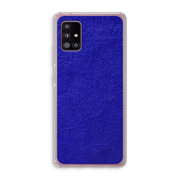 Majorelle Blue: Samsung Galaxy A51 5G Transparant Hoesje