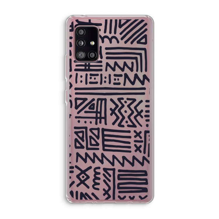 Marrakech print: Samsung Galaxy A51 5G Transparant Hoesje