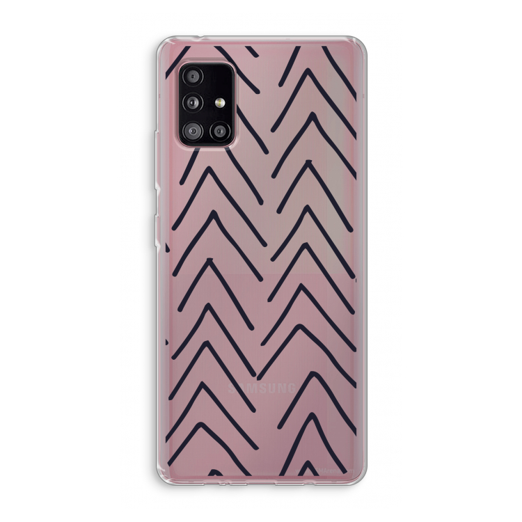 Marrakech Arrows: Samsung Galaxy A51 5G Transparant Hoesje