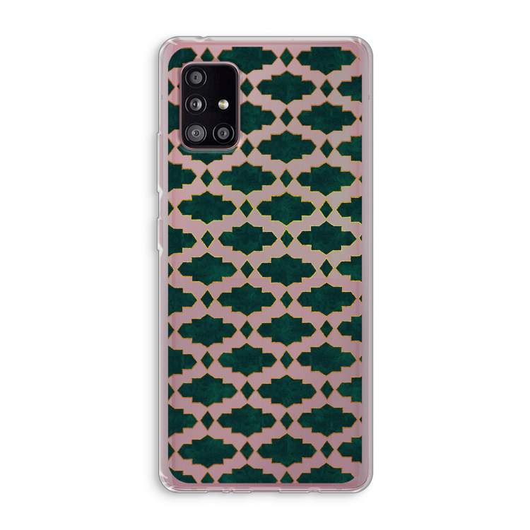 Moroccan tiles: Samsung Galaxy A51 5G Transparant Hoesje