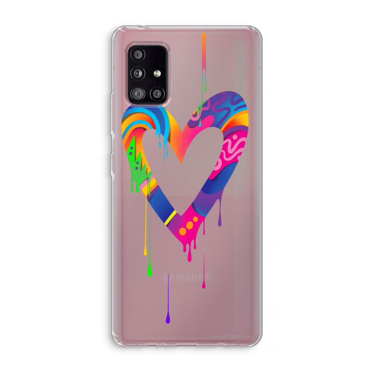 Melts My Heart: Samsung Galaxy A51 5G Transparant Hoesje