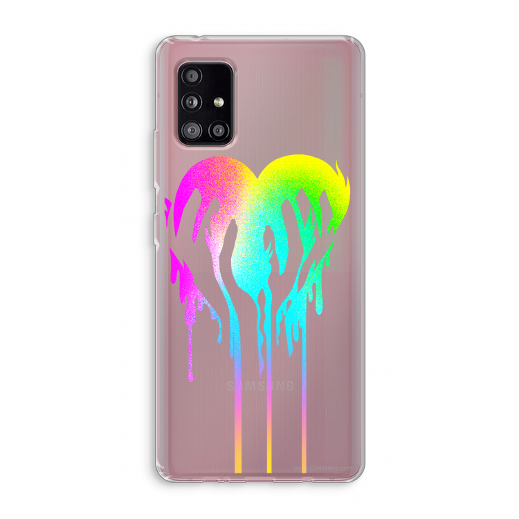 Hold My Heart: Samsung Galaxy A51 5G Transparant Hoesje