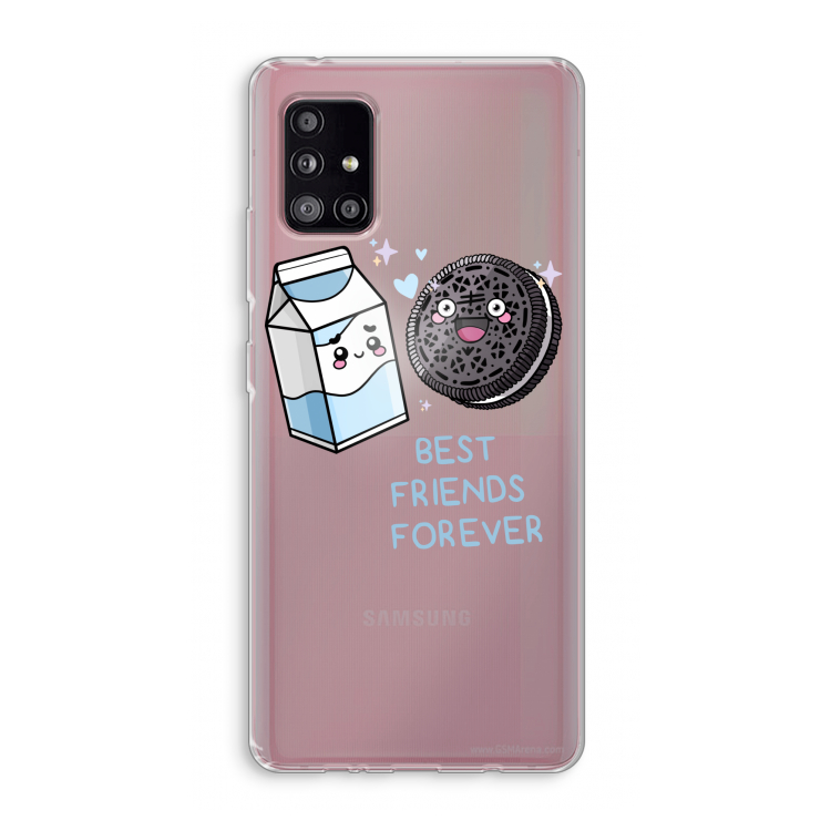 Best Friend Forever: Samsung Galaxy A51 5G Transparant Hoesje