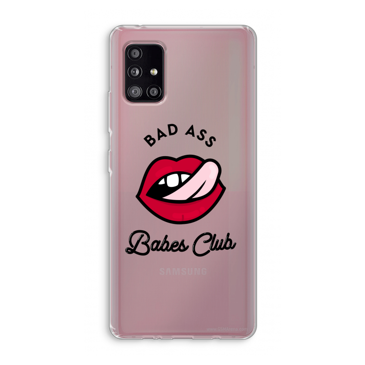 Badass Babes Club: Samsung Galaxy A51 5G Transparant Hoesje