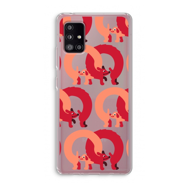 Dogs: Samsung Galaxy A51 5G Transparant Hoesje