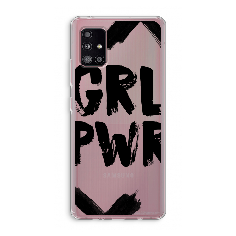 Girl Power #2: Samsung Galaxy A51 5G Transparant Hoesje