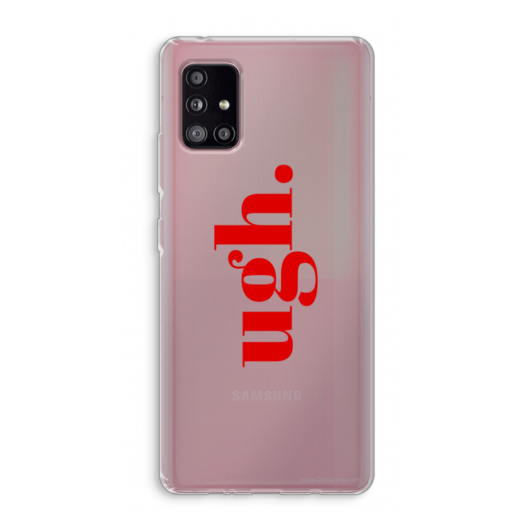 Ugh: Samsung Galaxy A51 5G Transparant Hoesje