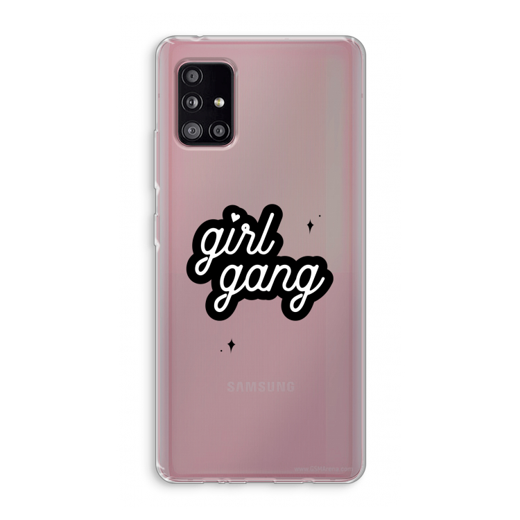 Girl Gang: Samsung Galaxy A51 5G Transparant Hoesje
