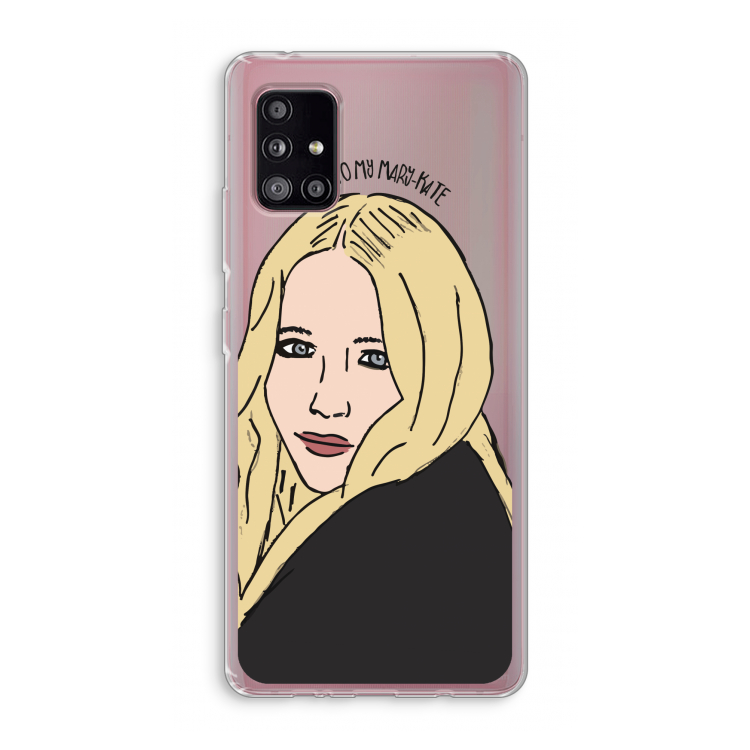 Mary Kate: Samsung Galaxy A51 5G Transparant Hoesje