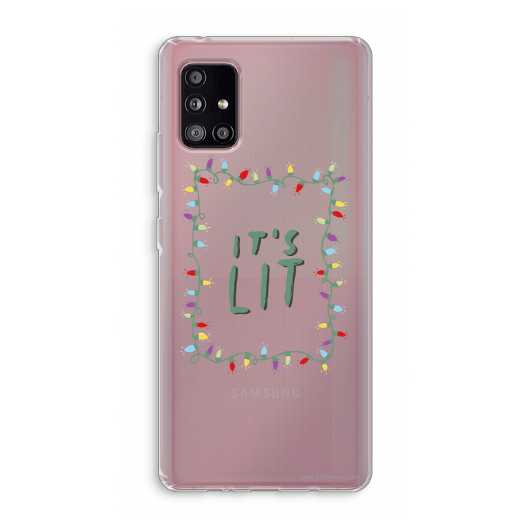 It's Lit: Samsung Galaxy A51 5G Transparant Hoesje