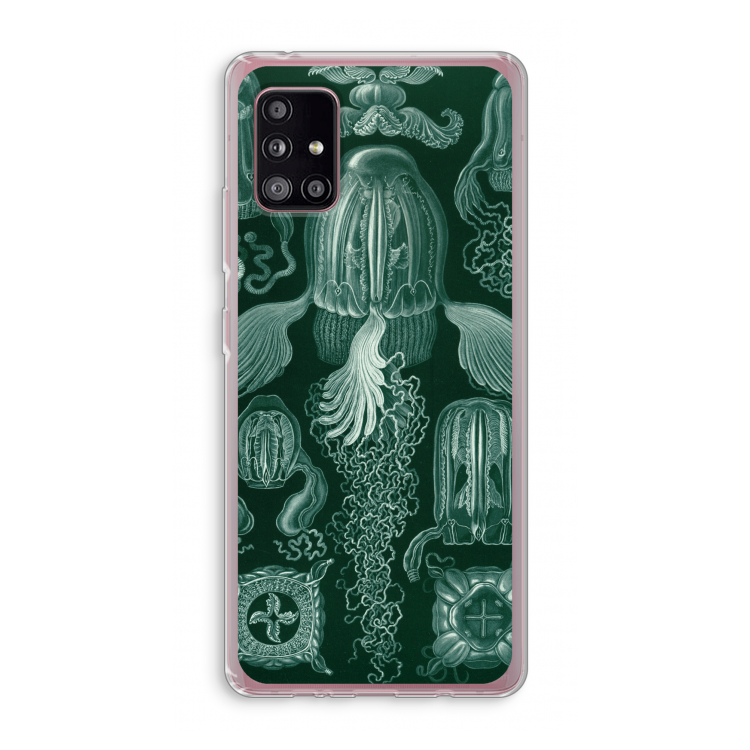 Haeckel Cubomedusae: Samsung Galaxy A51 5G Transparant Hoesje