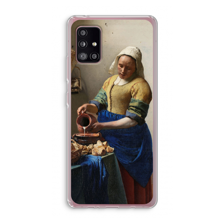 The Milkmaid: Samsung Galaxy A51 5G Transparant Hoesje